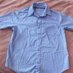 French Toast Light Blue Casual Button Down Shirt